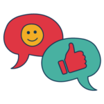 Icon speech bubbles